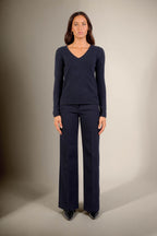 Pull Col V - Galise - Caviar