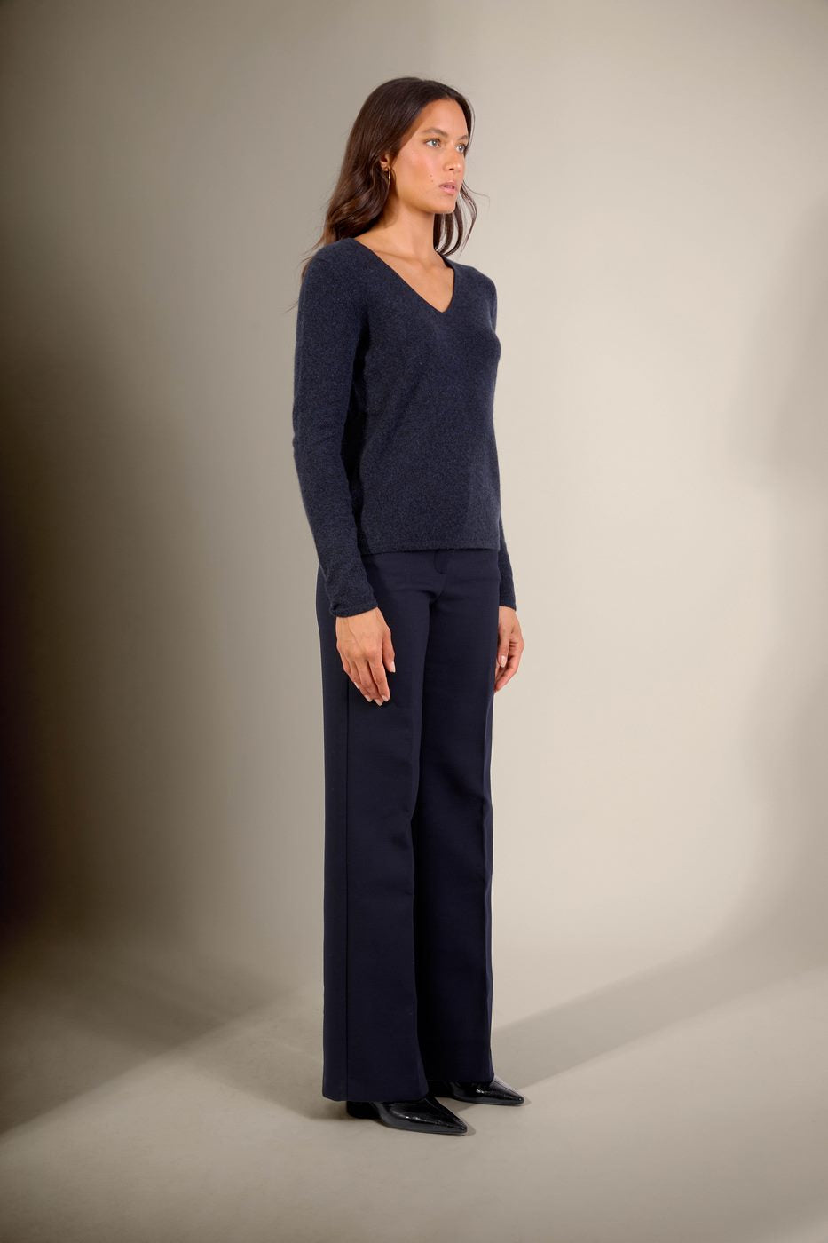 Pull Col V - Galise - Caviar
