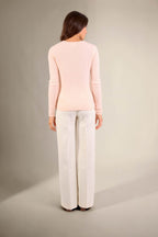 Pull Col Rond 4 Fils - Ivy - Coquille