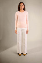 Pull Col Rond 4 Fils - Ivy - Coquille