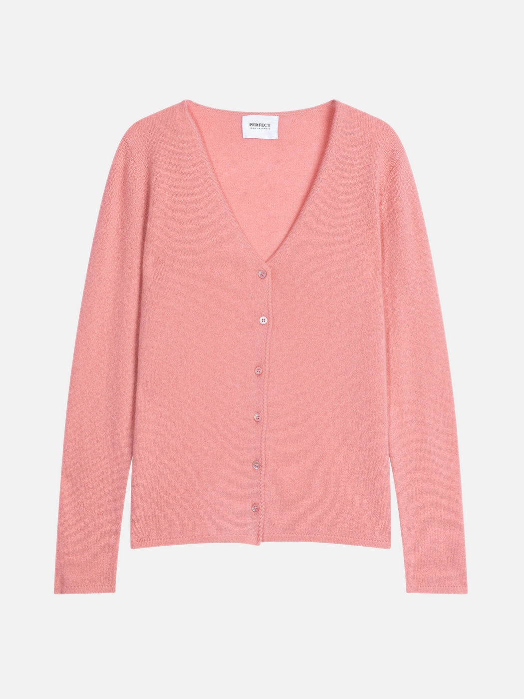 Cardigan Col V - Chalais - Jacinthe