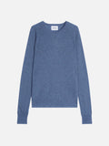 Pull Col Rond - Etret - Petrole Chiné
