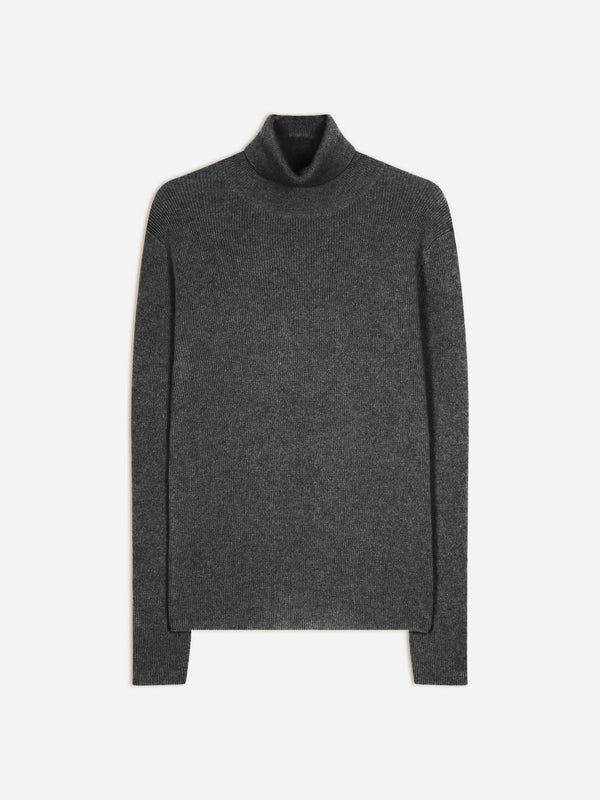 Pull Col Roulé - Elly - Anthracite Chiné