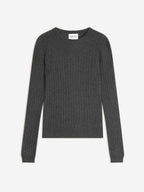 Pull Col Rond - Bella - Anthracite Chiné