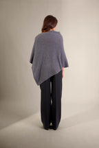 Poncho 4 Fils - Georgia - Anthracite Chiné