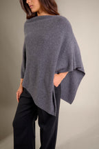Poncho 4 Fils - Georgia - Anthracite Chiné
