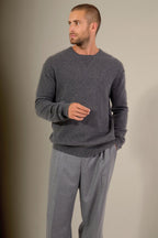 Pull Col Rond - Soan - Anthracite Chiné