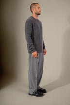 Pull Col Rond - Soan - Anthracite Chiné