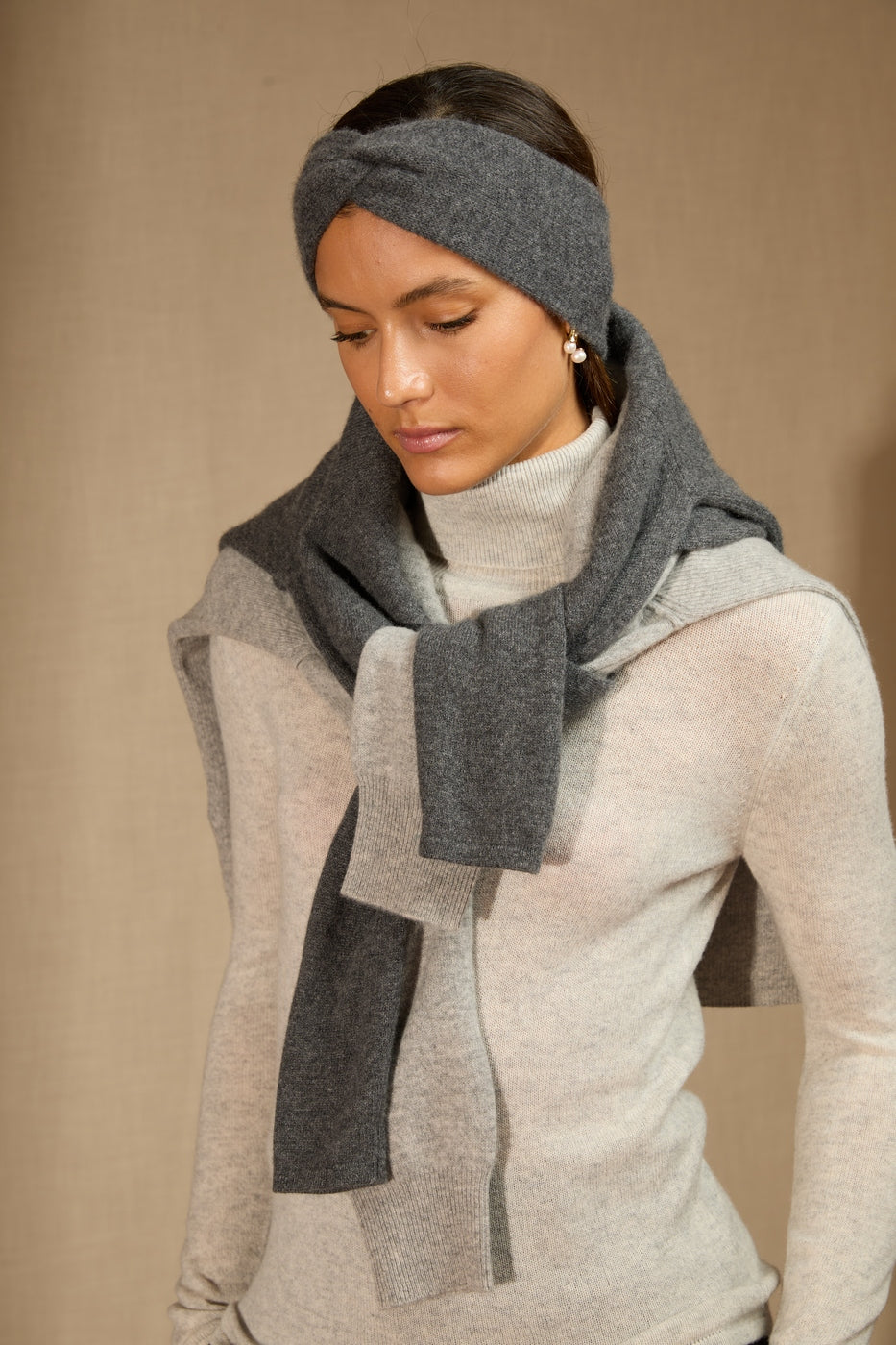 Bandeau 4 Fils - Javoi - Anthracite Chiné