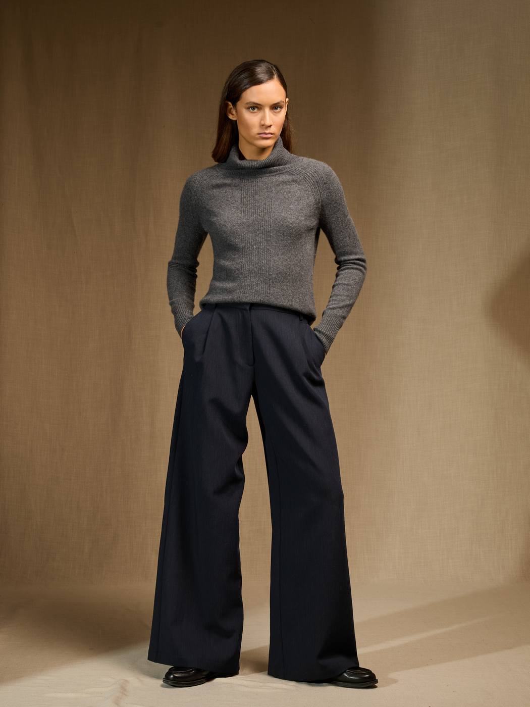 Pull Col Roulé - Lilly - Anthracite Chiné