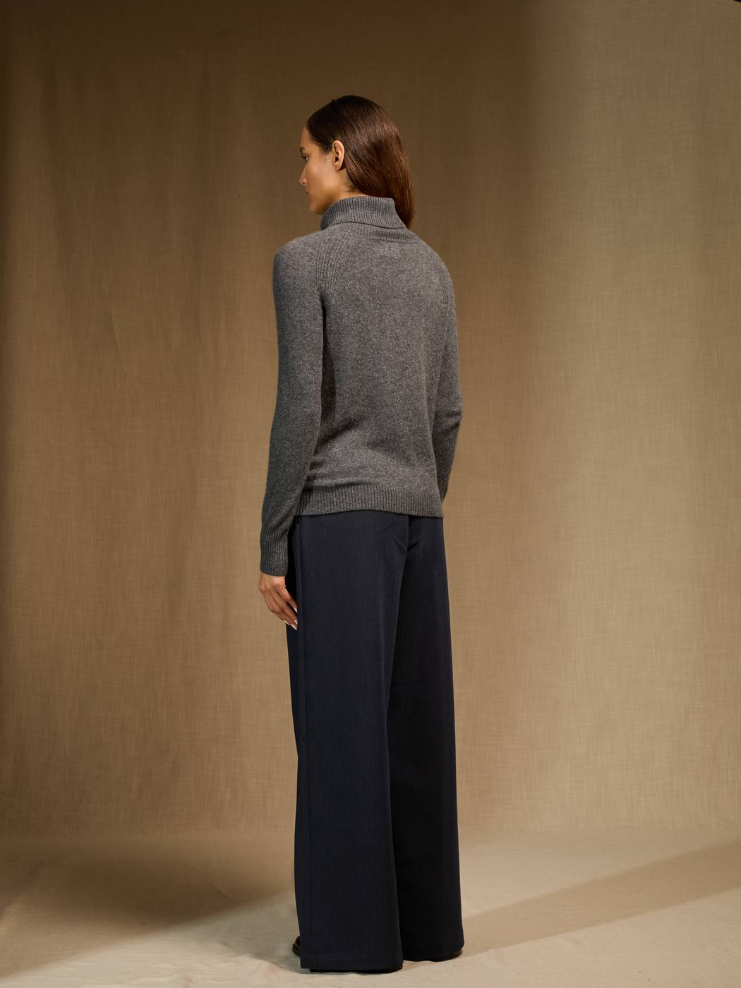 Pull Col Roulé - Lilly - Anthracite Chiné