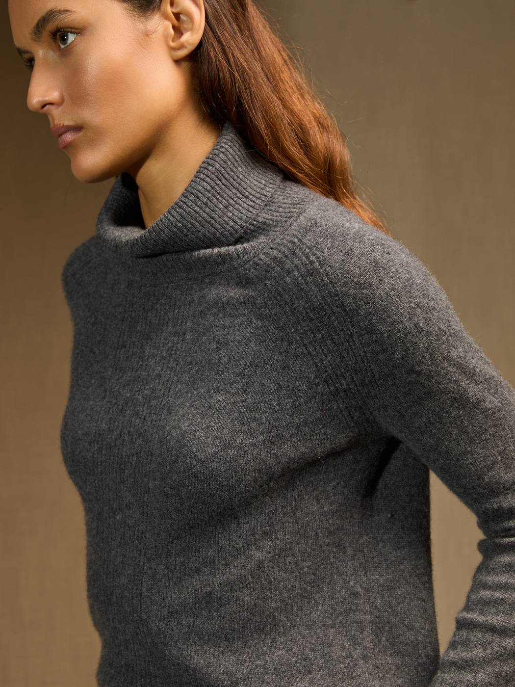 Pull Col Roulé - Lilly - Anthracite Chiné