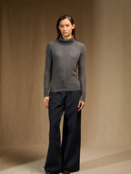 Pull Col Roulé - Lilly - Anthracite Chiné
