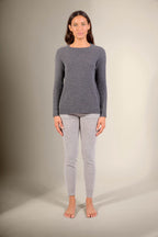 Pull Col Rond - Daria - Anthracite Chiné