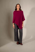 Poncho 4 Fils - Georgia - Bordeaux