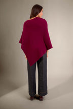 Poncho 4 Fils - Georgia - Bordeaux