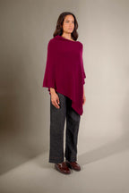 Poncho 4 Fils - Georgia - Bordeaux