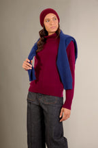 Pull Col Roulé - Lilly - Bordeaux