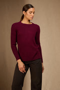 Pull Col Rond - Daria - Bordeaux