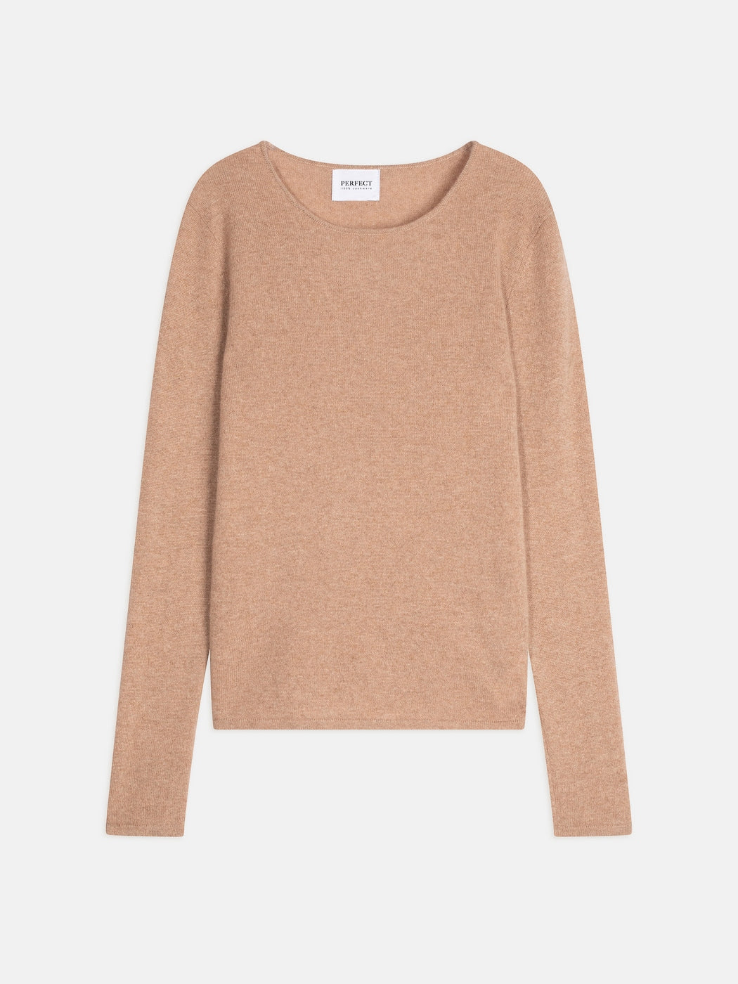 Pull Col Rond - Oprah - Camel Chiné