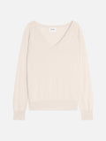 Pull Col V - Penelope - Ivoire