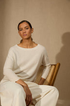 Pull Chauve Souris - Molly - Ivoire
