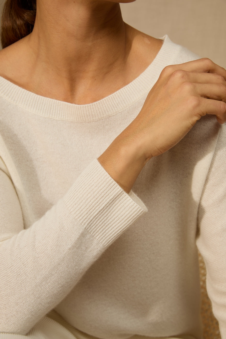 Pull Chauve Souris - Molly - Ivoire