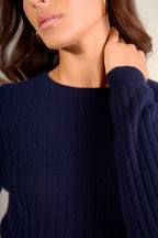 Pull Col Rond - Bella - Navy