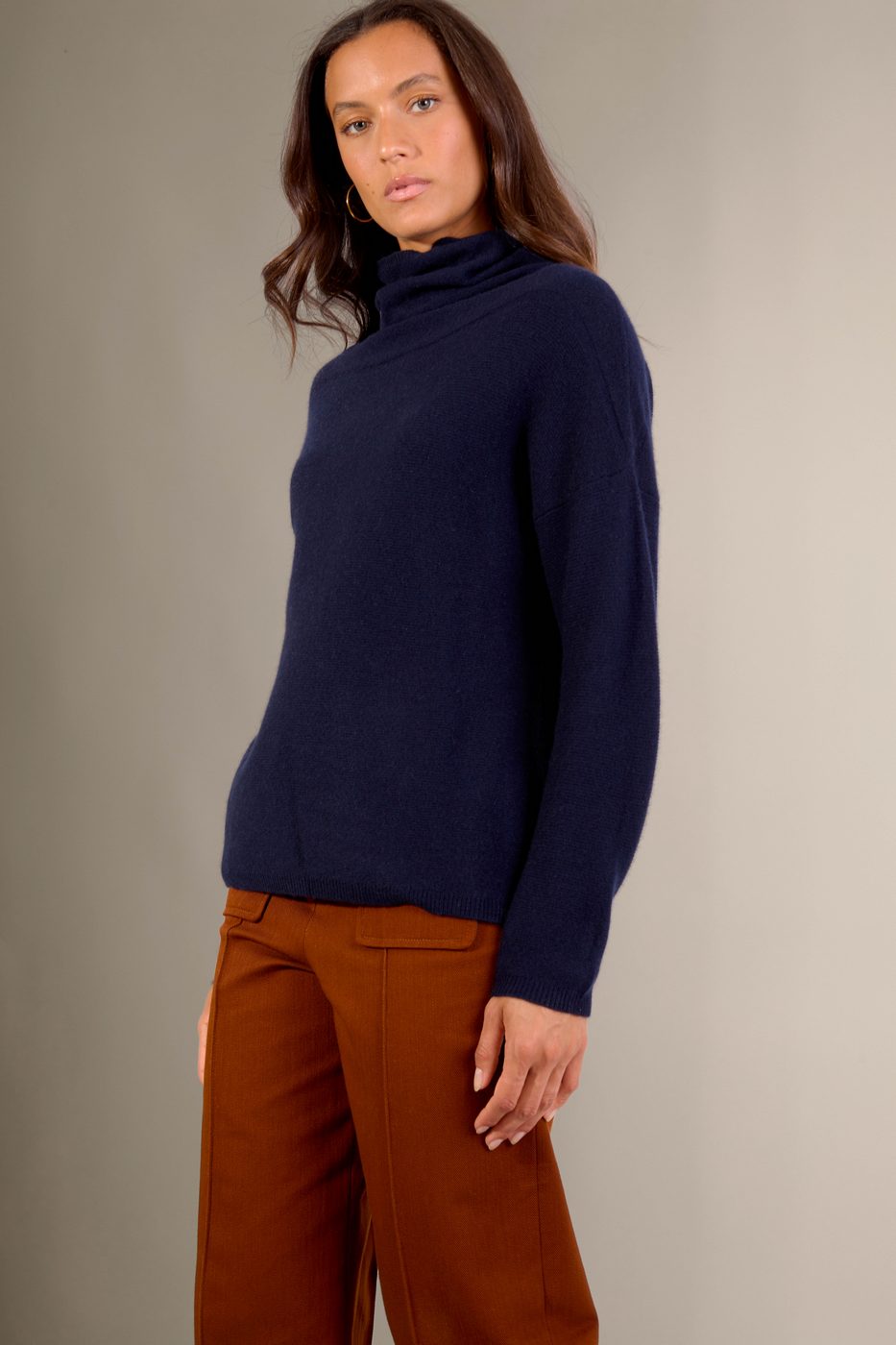 Pull Col Roulé - Blantyre - Navy