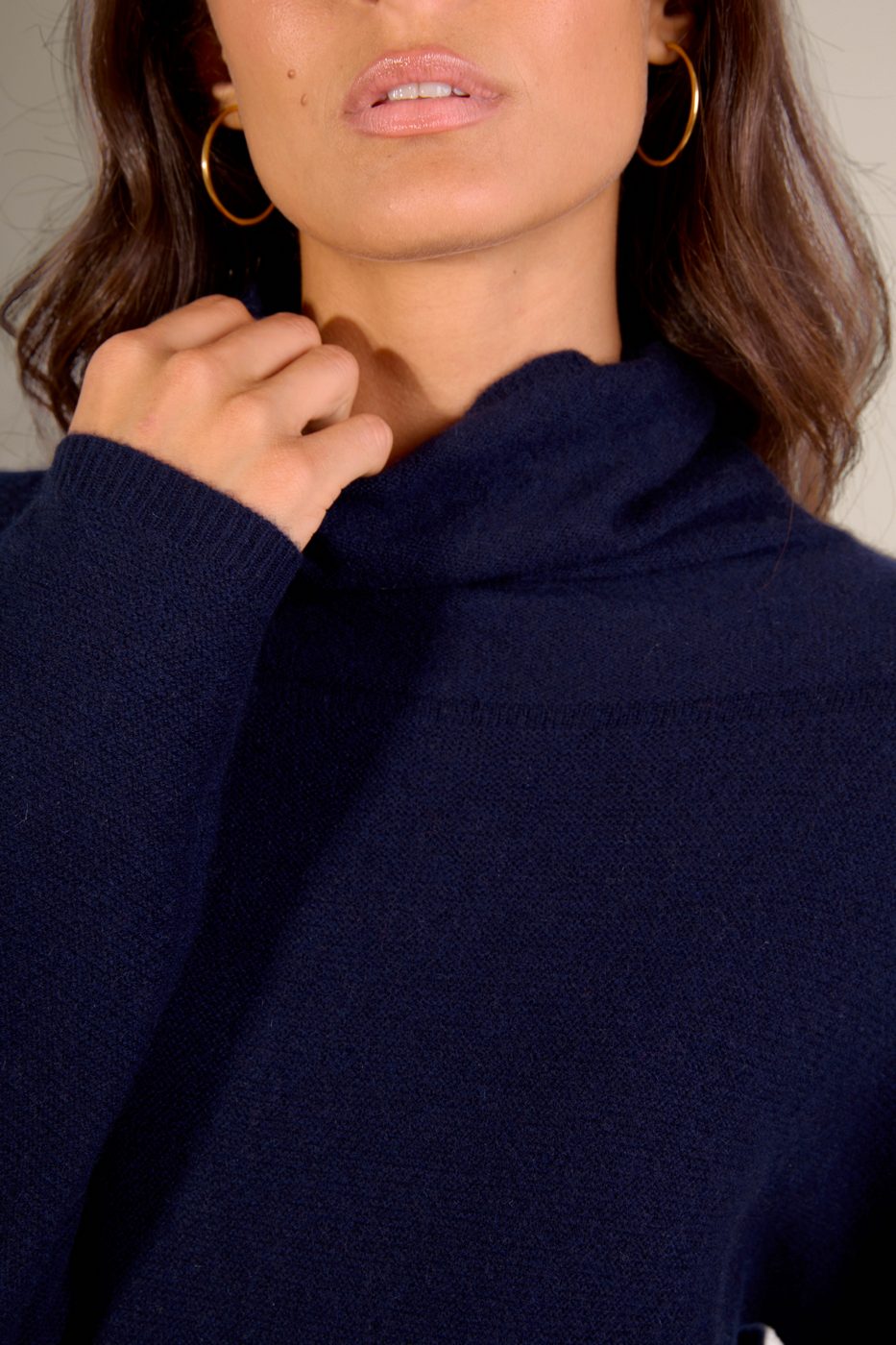 Pull Col Roulé - Blantyre - Navy