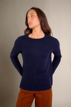 Pull Col Rond - Daria - Navy