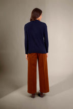 Pull Col Rond - Daria - Navy
