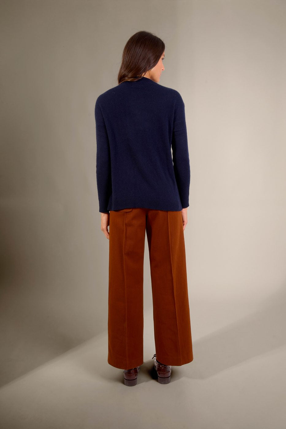 Pull Col Rond - Daria - Navy
