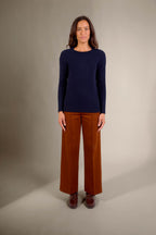 Pull Col Rond - Daria - Navy