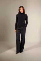 Pull Col Roulé - Lilly - Noir