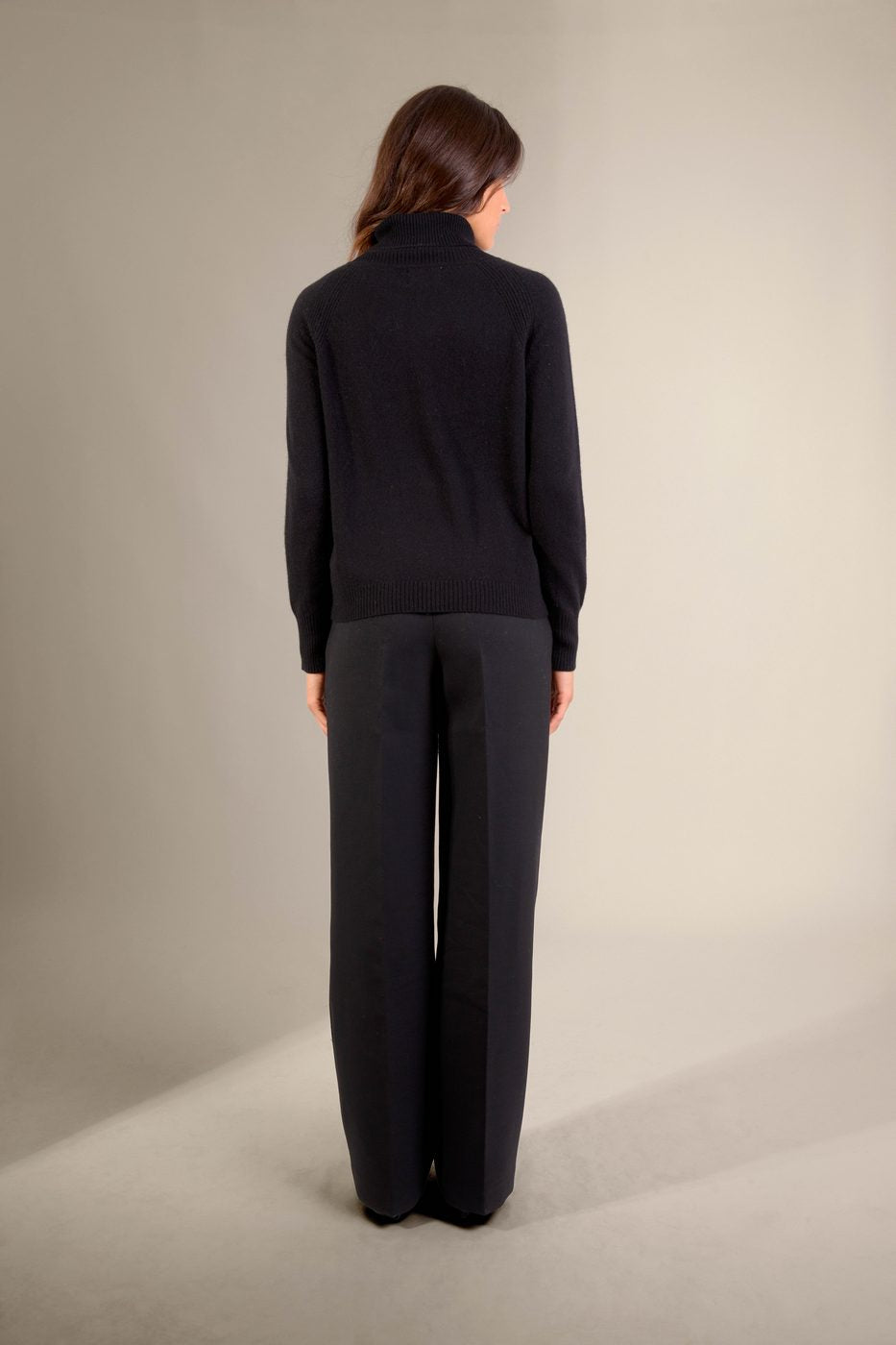 Pull Col Roulé - Lilly - Noir