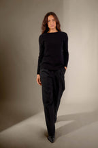 Pull Col Rond - Daria - Noir