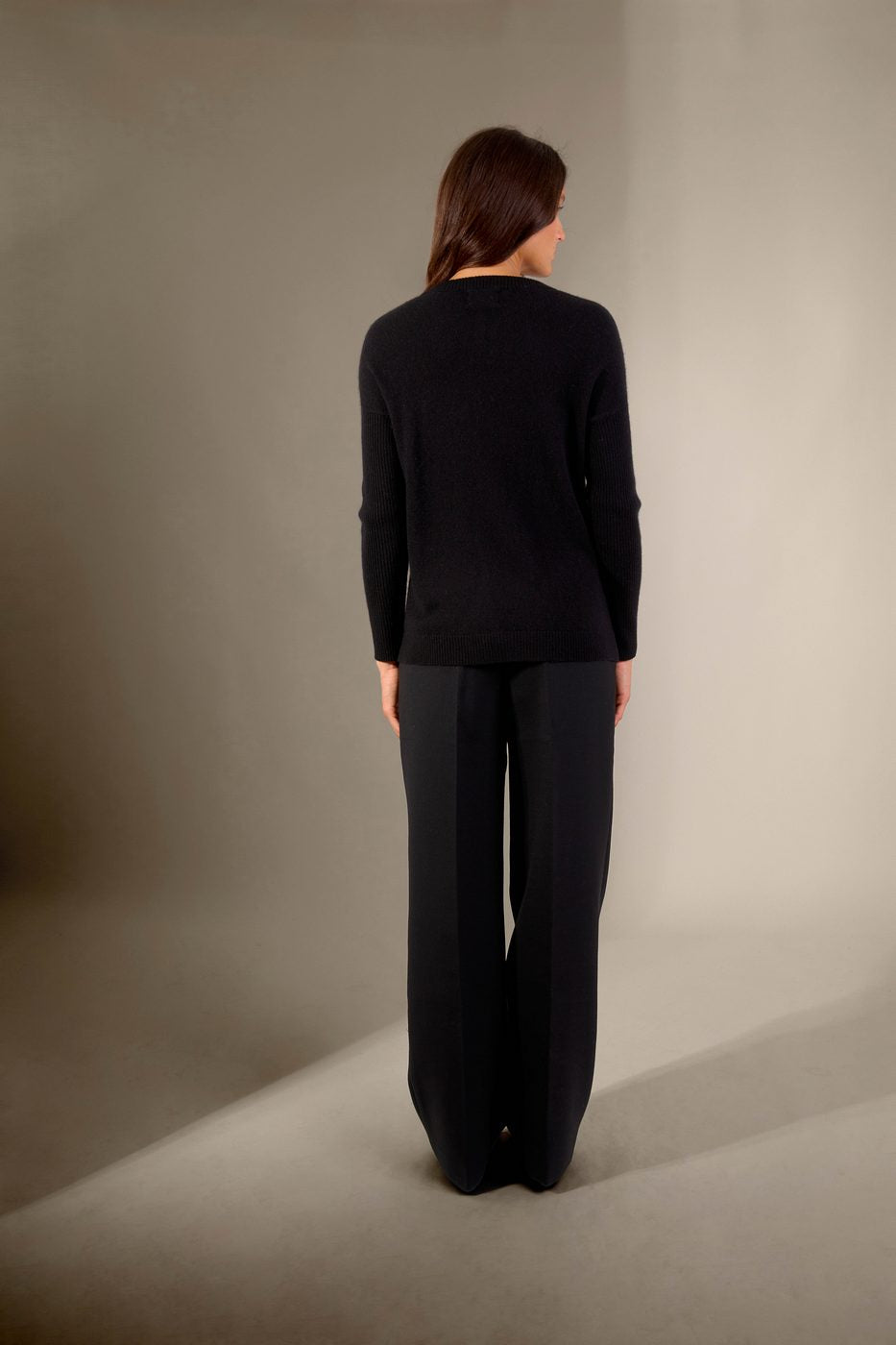 Pull Col Rond - Daria - Noir
