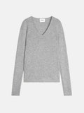 Pull Col V 4 Fils - Gaby - Nuage Chiné