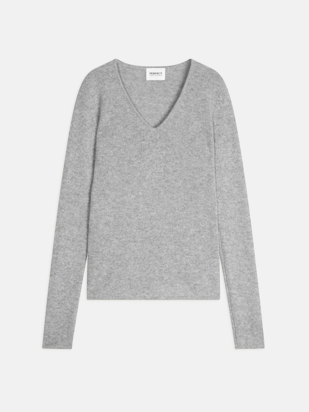 Pull Col V 4 Fils - Gaby - Nuage Chiné
