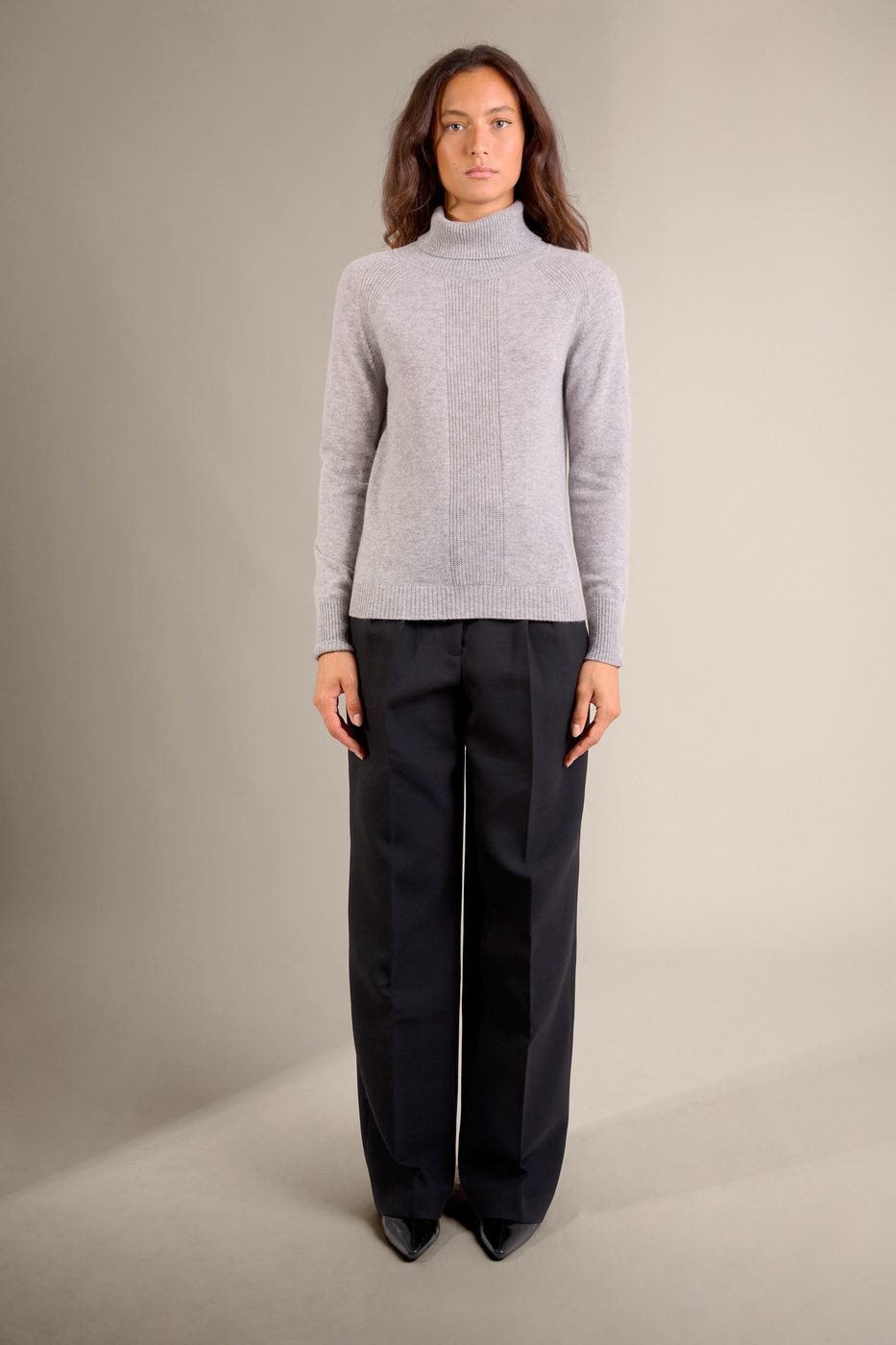 Pull Col Roulé - Lilly - Nuage Chiné