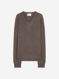Pull Col V - Lorenzo - Taupe Chiné