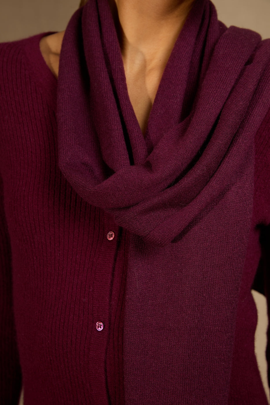 Écharpe - Kelly - Mûre