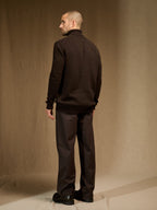 Pull Col Roulé 4 Fils - Marius - Choco