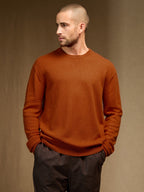 Pull Col Rond - Soan - Safran