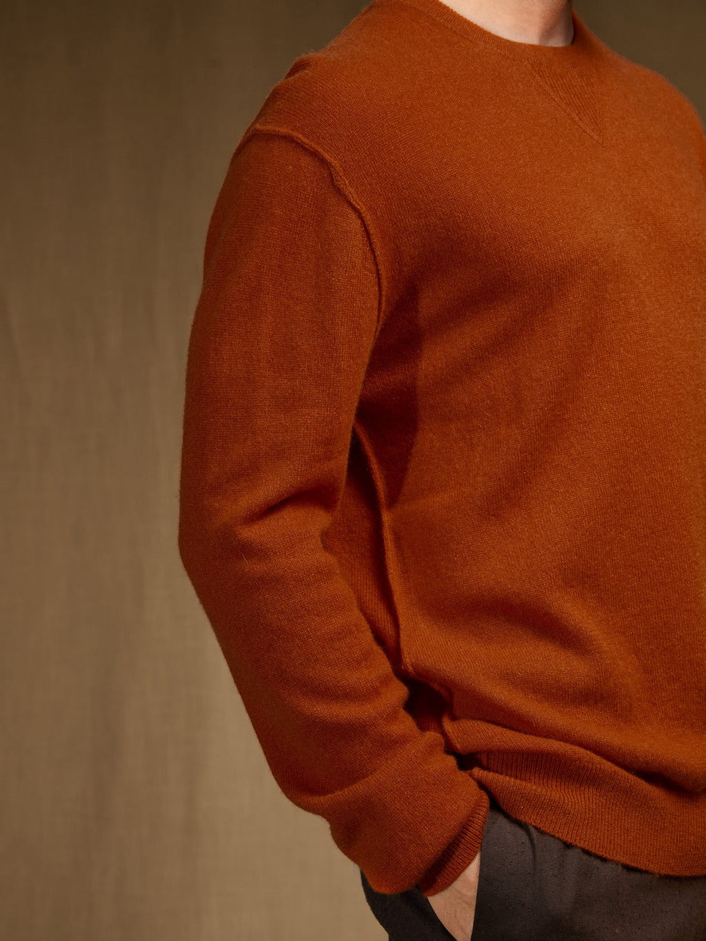 Pull Col Rond - Soan - Safran