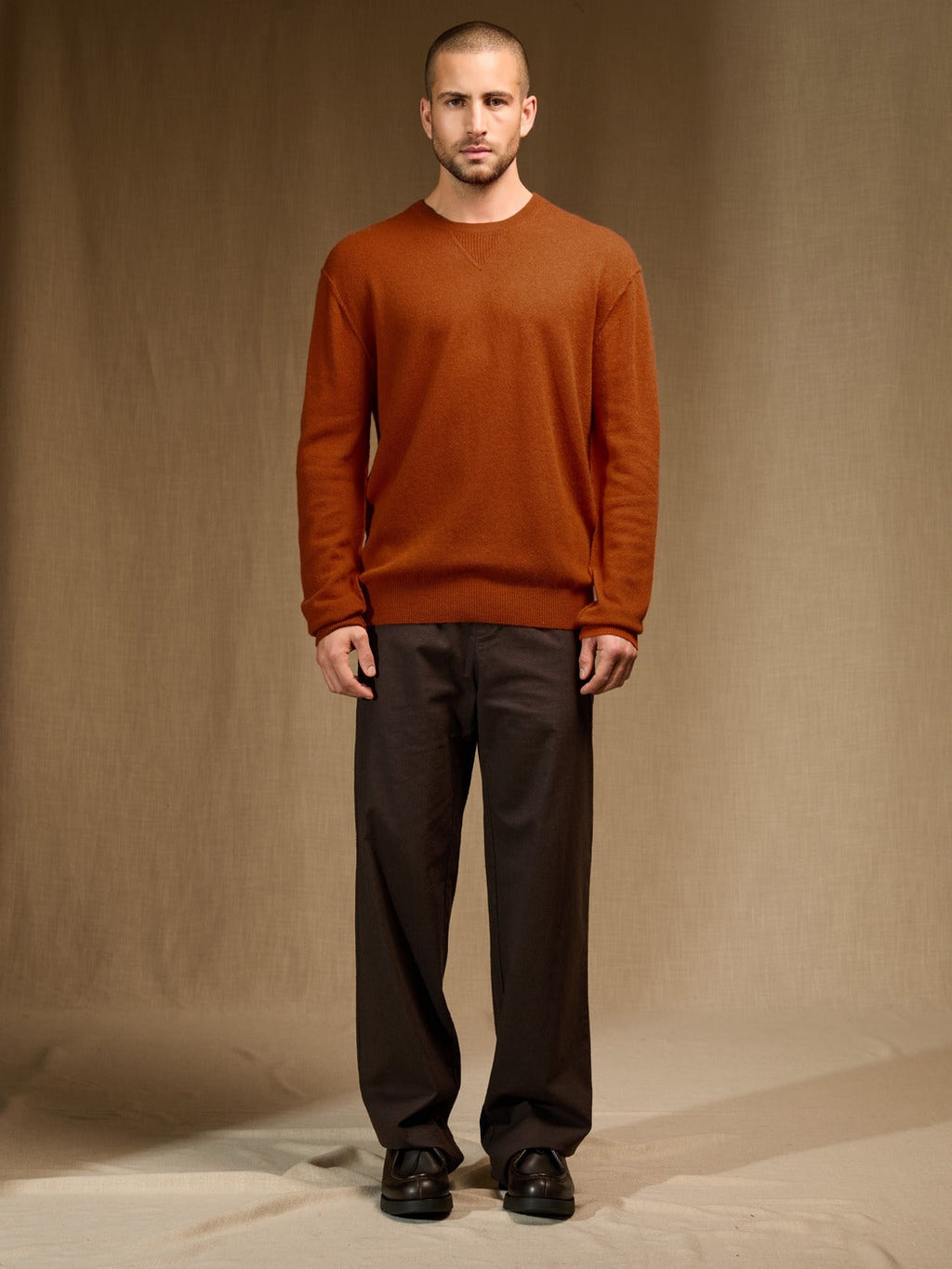 Pull Col Rond - Soan - Safran
