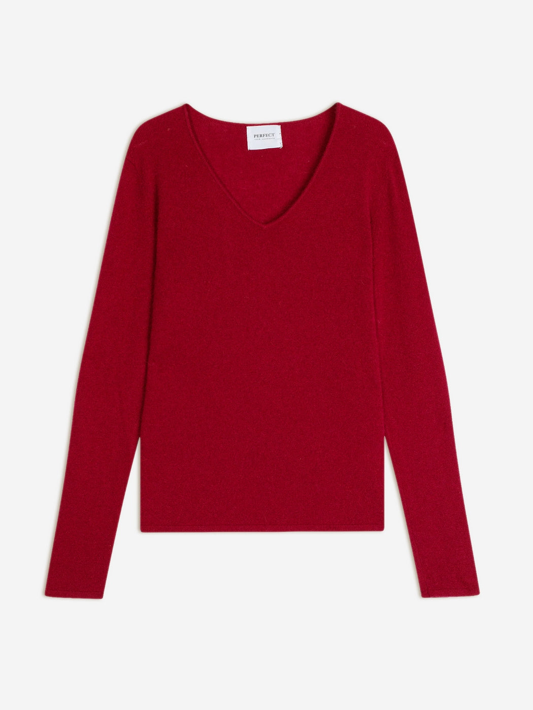 Pull Col V - Shannon - Framboise