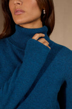 Pull Col Roulé 4 Fils - Willow - Atlantique Chiné