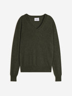 Pull Col V - Kalie - Army Chiné